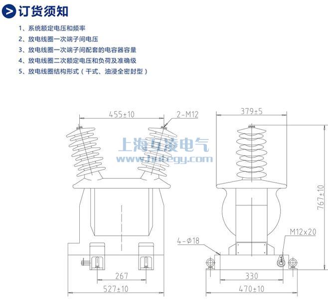 FDGE35放電線圈外形尺寸圖