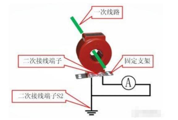 穿心電流互感器接線圖