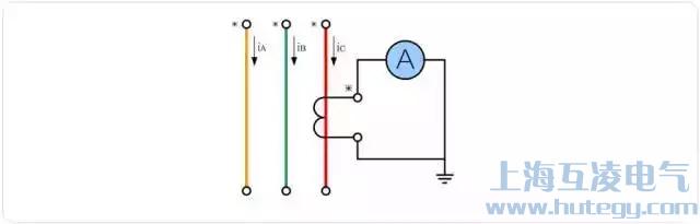 單臺電流互感器接線圖